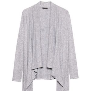 Luxespun drape cardigan